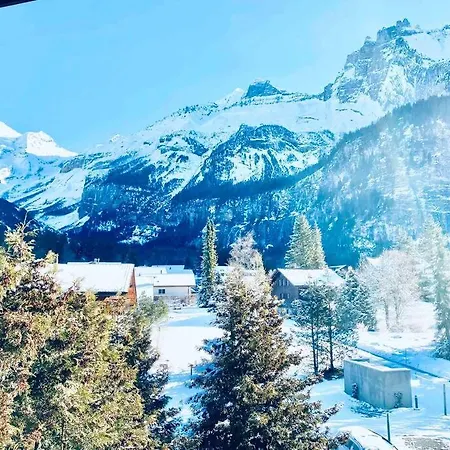 Apartmán Unique Penthouse With Gallery And Mountain View Kandersteg