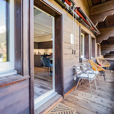 Unique Penthouse With Gallery And Mountain View Апартаменты Кандерштег