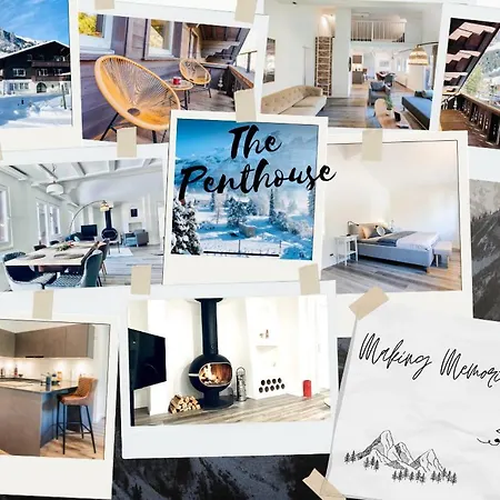 Unique Penthouse With Gallery And Mountain View Apartmán *
