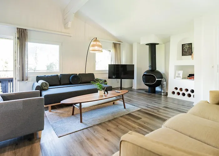 Unique Penthouse With Gallery And Mountain View Lejlighed Kandersteg